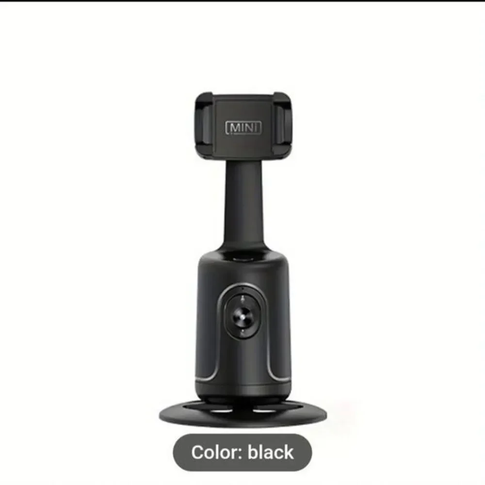 Automatic Face Tracking Holder, Mobile Live Show Selfie Holder -Black Pink White